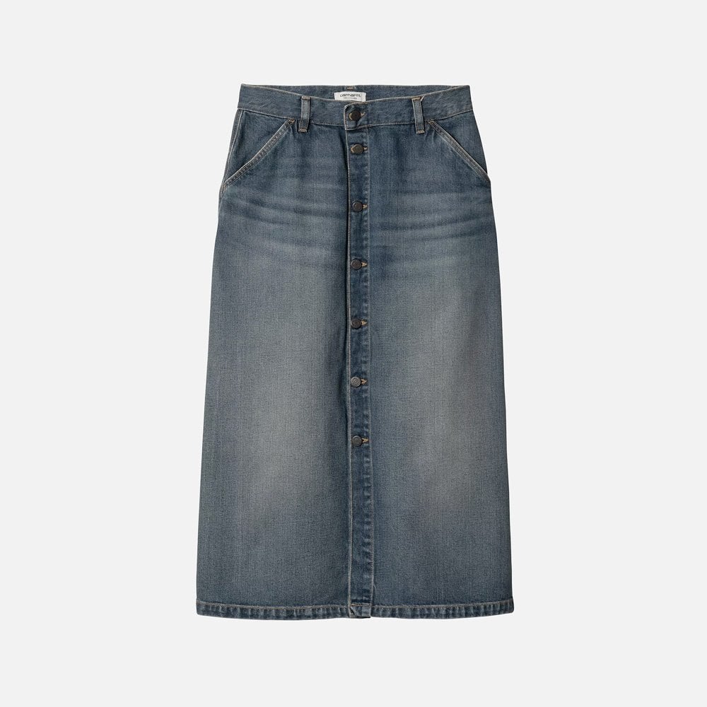 W' Marvin Skirt - Blue (Worn Used Wash)