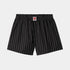 Cotton Boxer, Seaton Stripe - Black / Wax