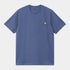 S/s American Script T-shirt - Blue Iris