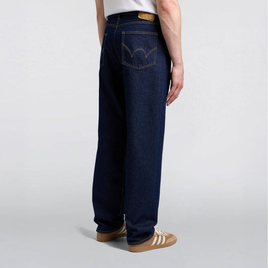 Loose Jeans, 12.5oz Kaihara Openend Denim - Blue Rinsed