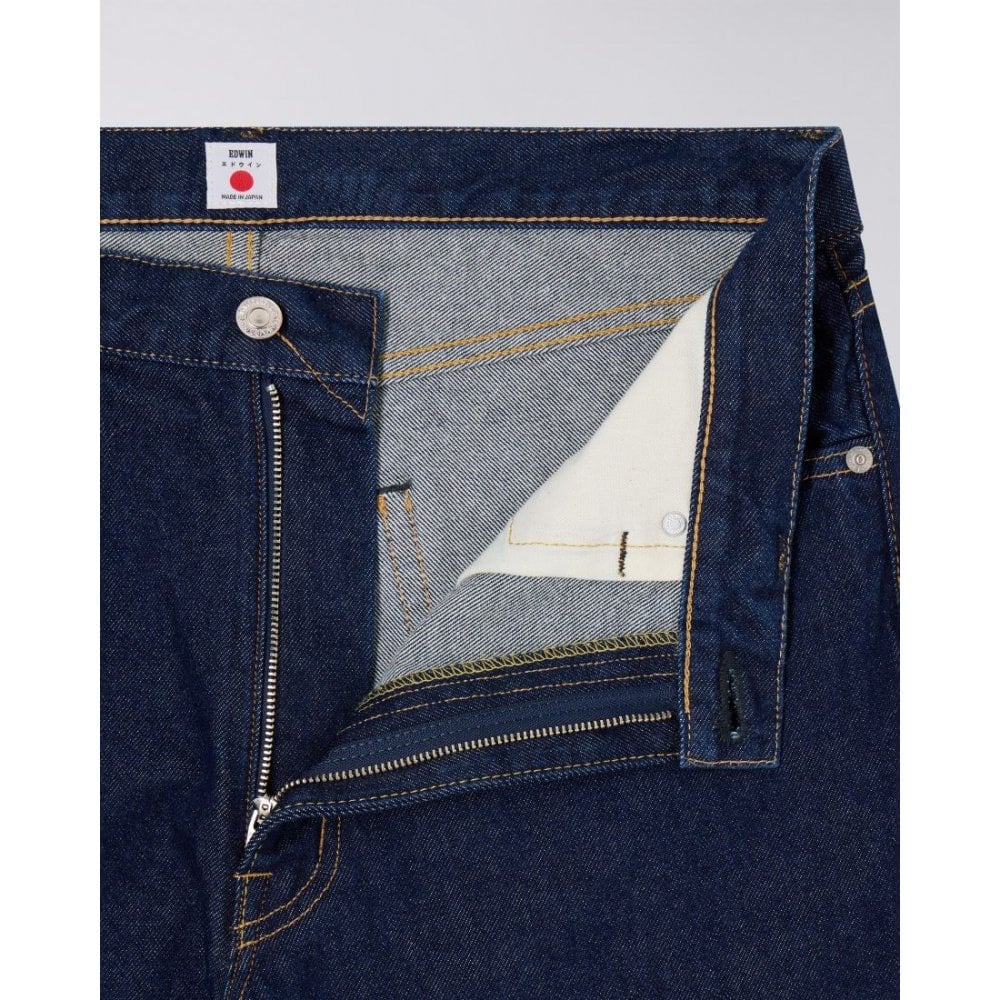 Loose Jeans, 12.5oz Kaihara Openend Denim - Blue Rinsed