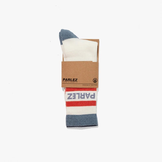 Strive Sock - White / China Blue