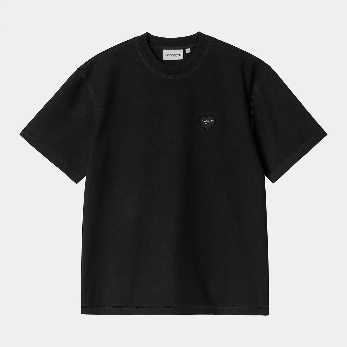 W' S/S Ingo T-shirt - Black (Garment Dyed)