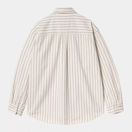 Hendry Shirt Jac - Seaton Stripe, Wax / Dark Navy Rinsed