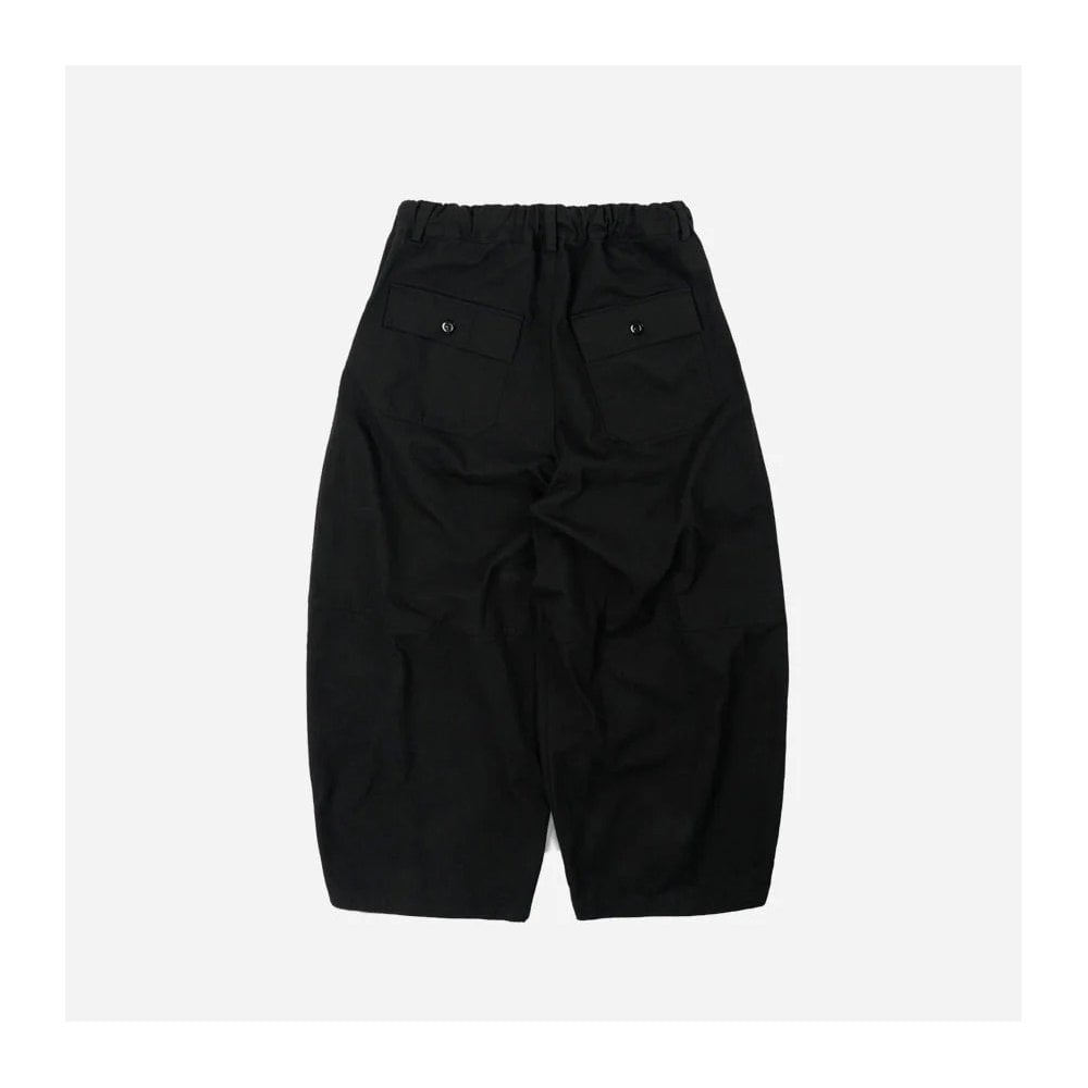 Twill Balloon Pants - Black