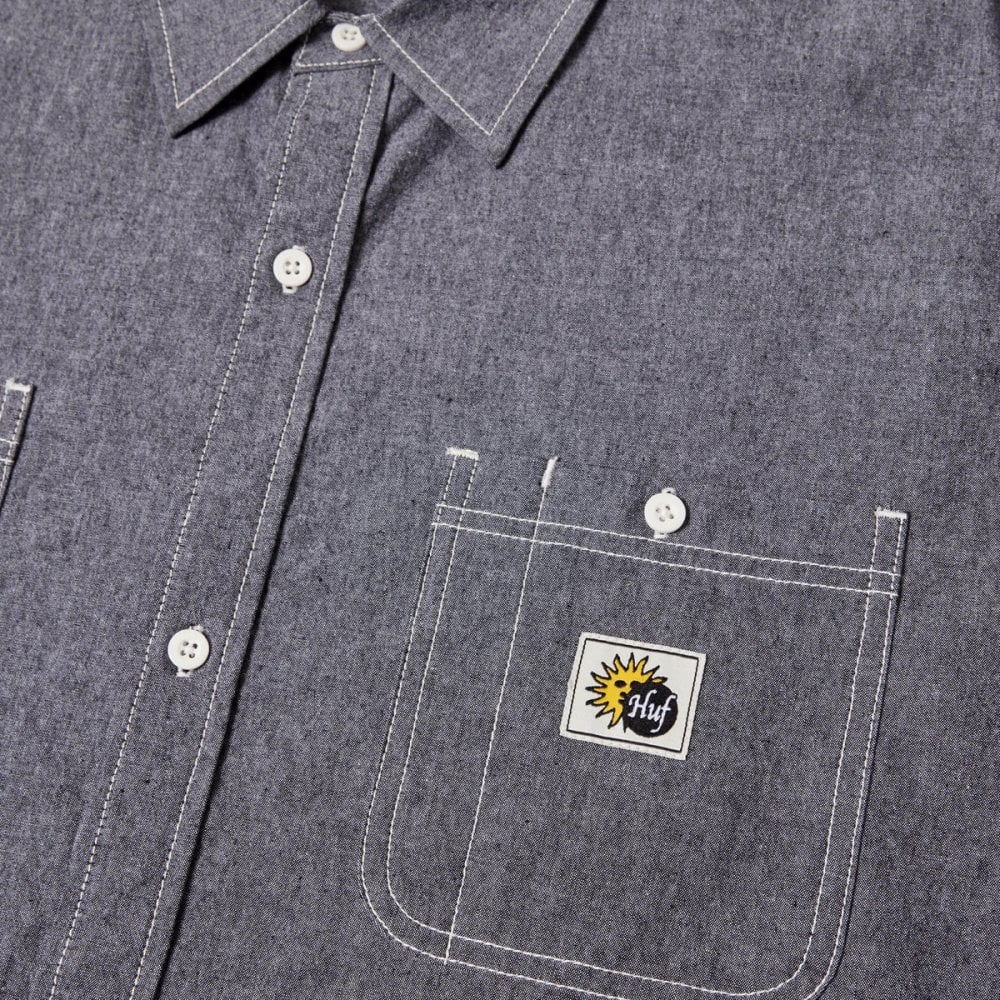 Total Eclipse Chambray Shirt - Black