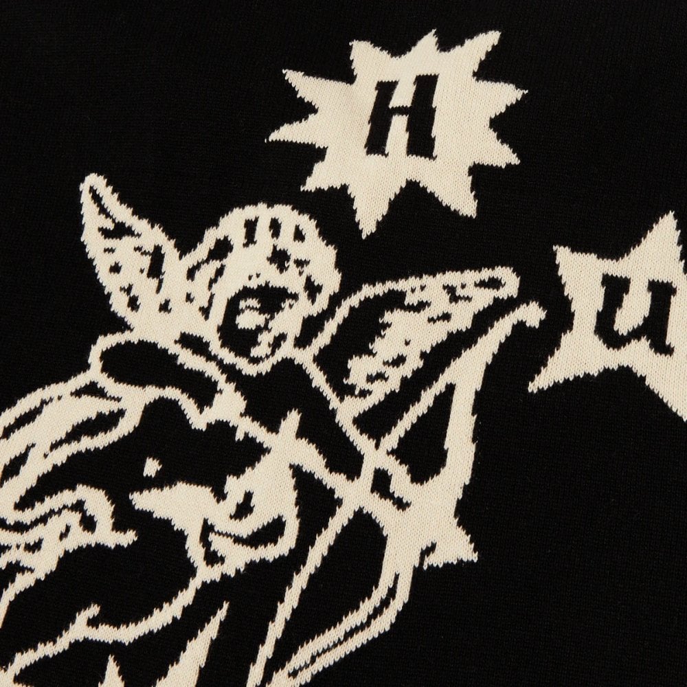 Icarus S/S Knit Top - Black