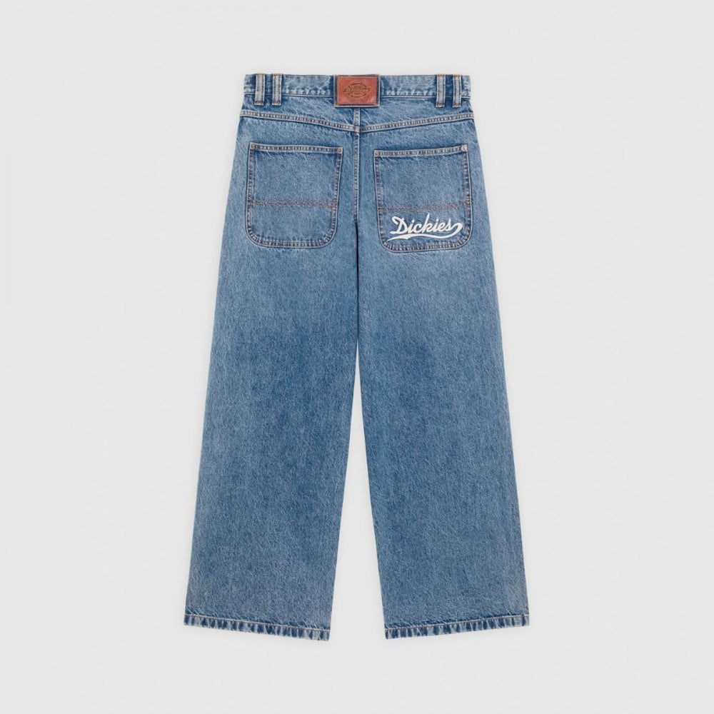 Loose Wave Denim - Rinsed Blue with Fade
