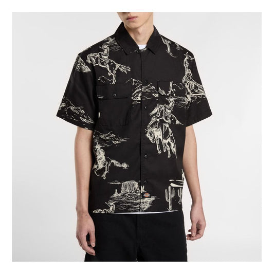 Savage S/S Work Shirt - Black