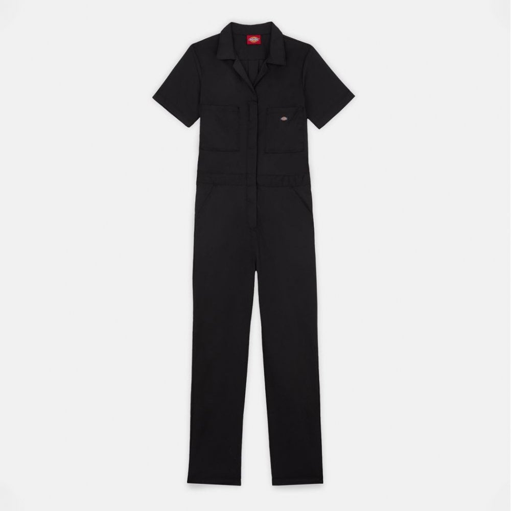 W' Short Sleeve Coverall - Black