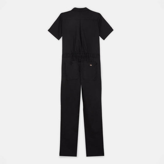 W' Short Sleeve Coverall - Black