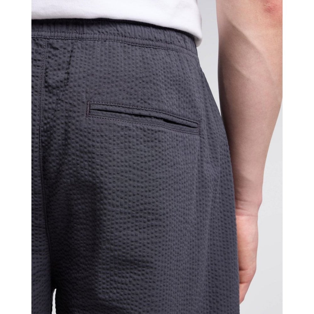 Edison Pant, Swollen Seersucker - Dark Grey (Garment Washed)