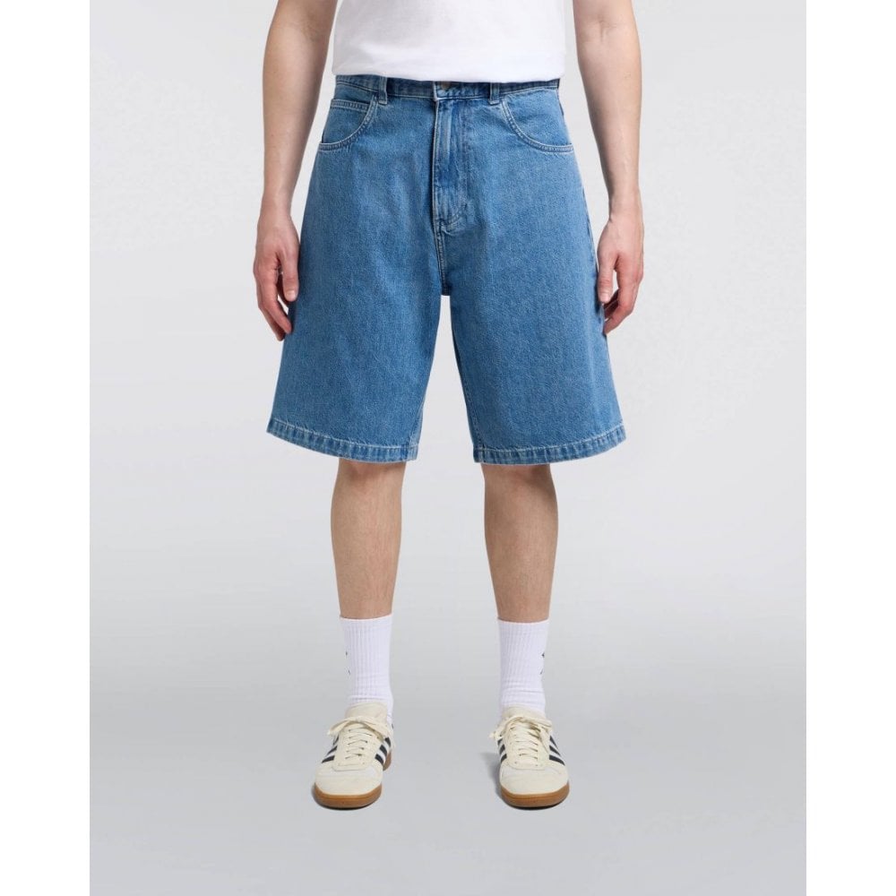 Worker Short - Blue (Light Stone Washed)