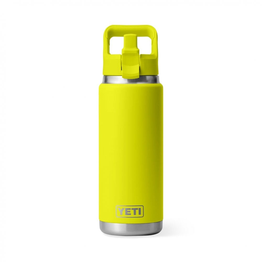 Rambler™ 26oz Bottle, Straw Cap - Firefly Yellow