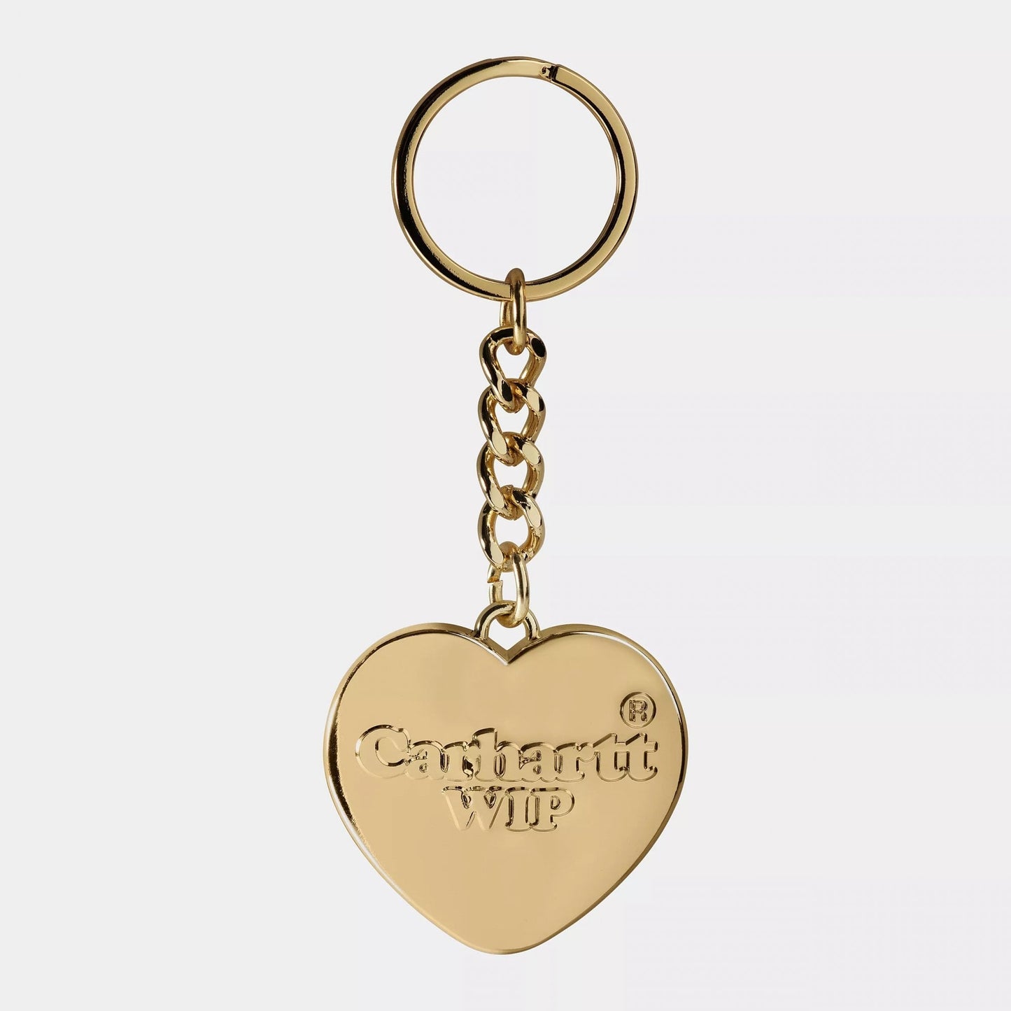 Heart Keychain - Gold