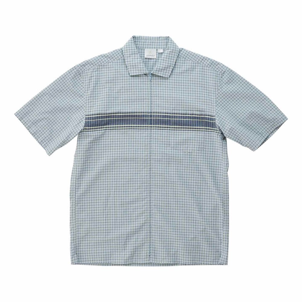 Zip Up Wave Shirt - Pacific Plaid