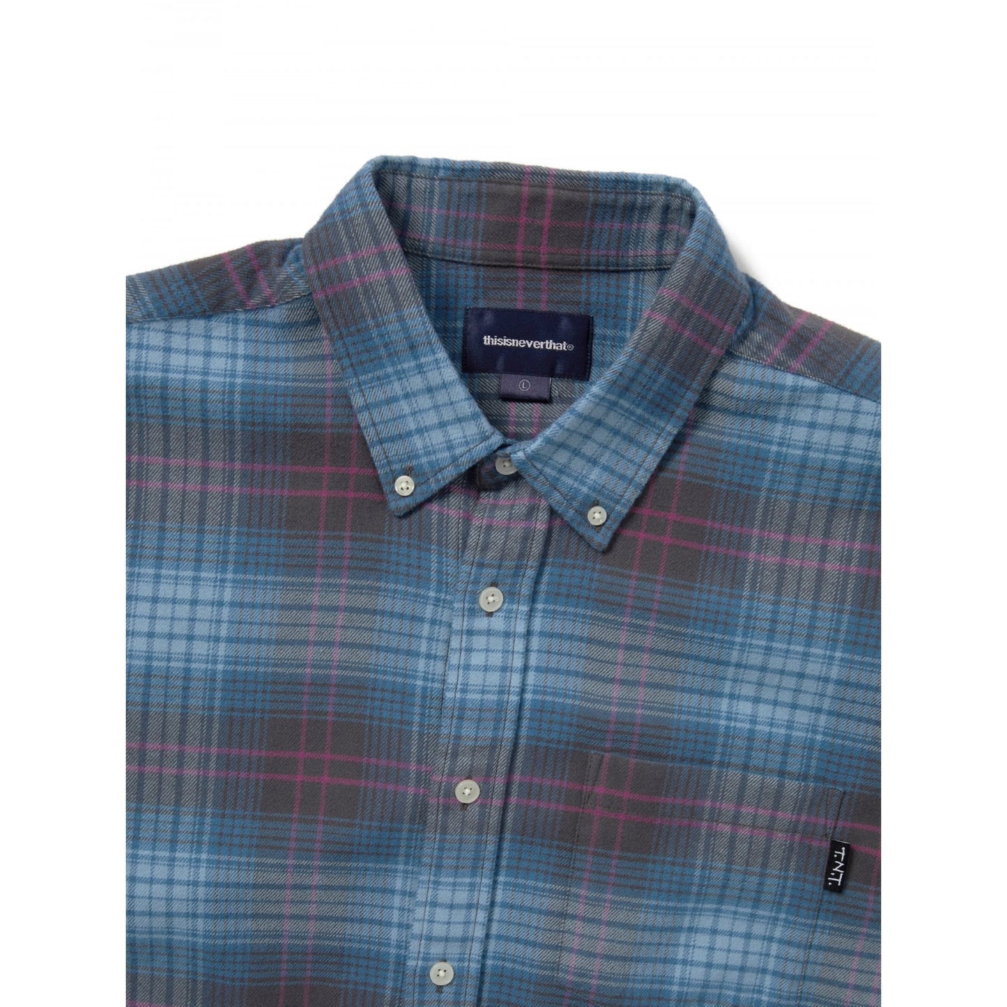 Flannel Check Shirt - Blue