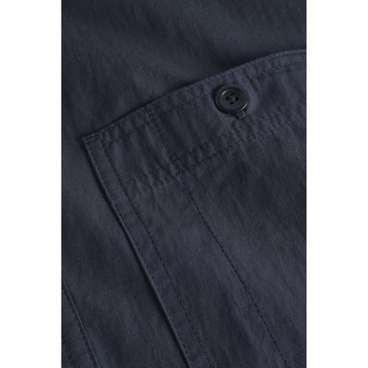 Ivan Tech Poplin SS Shirt - Dark Navy