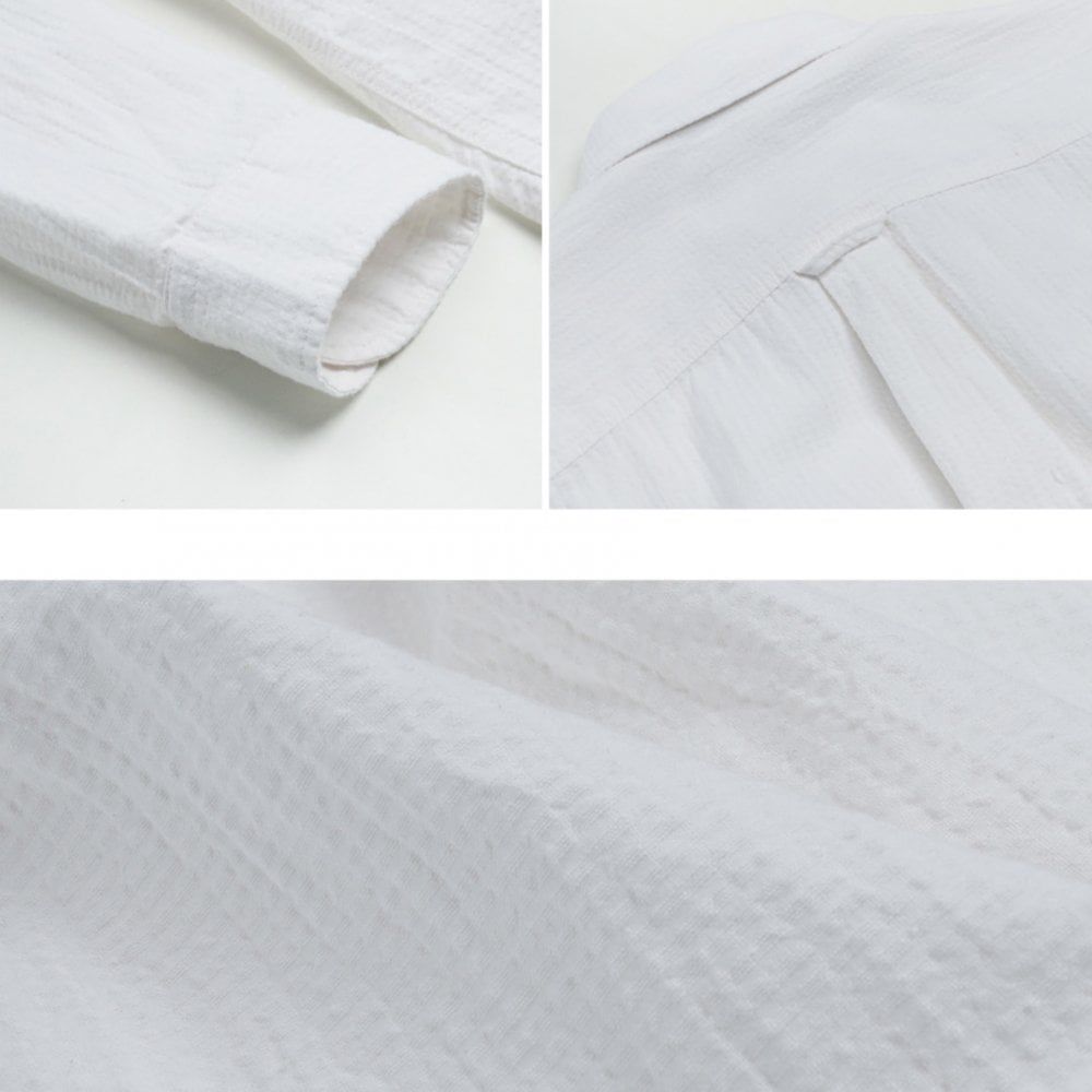 OG Dobby Weave Seersucker Shirt - White
