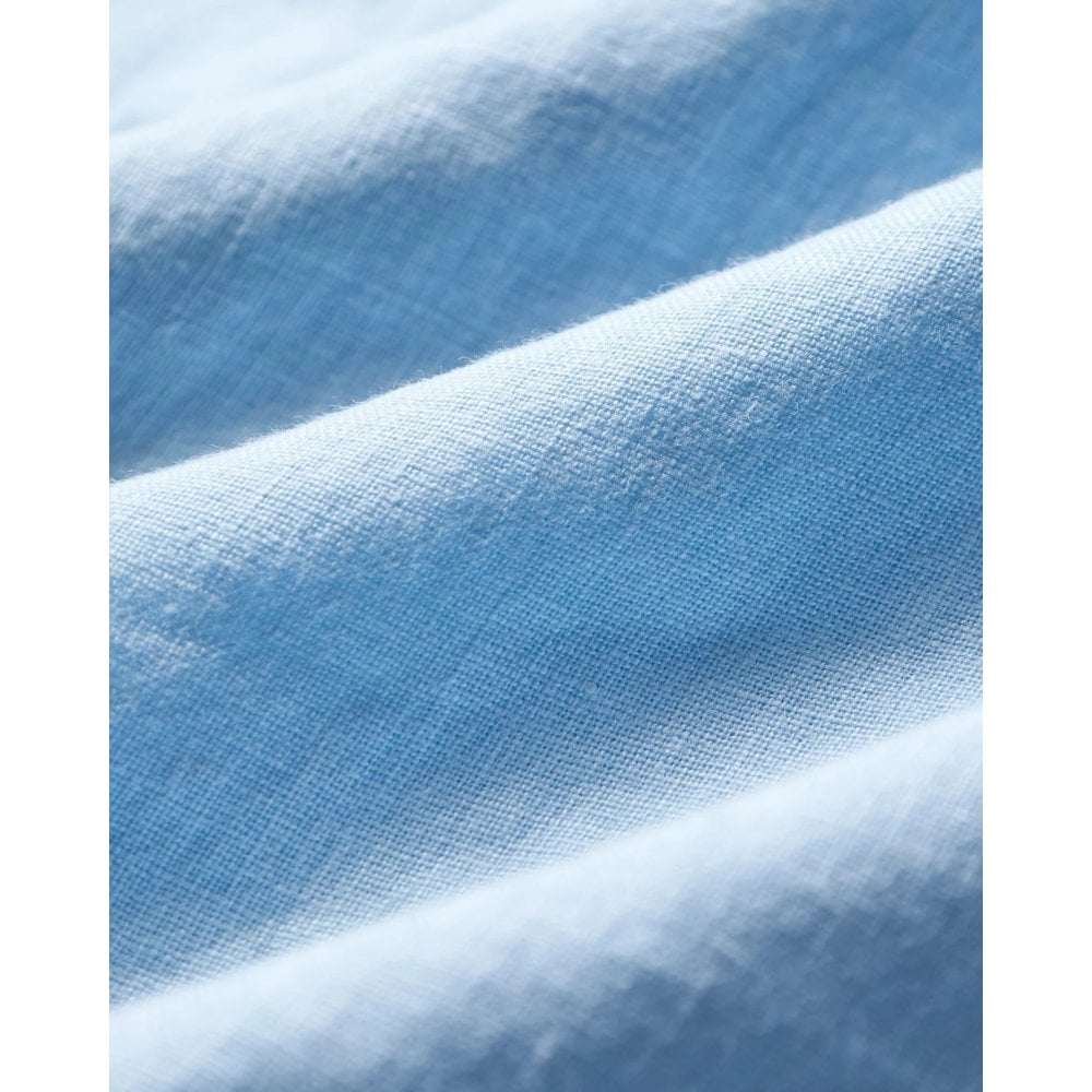 Linen Camp Collar Shirt 25 - Sky