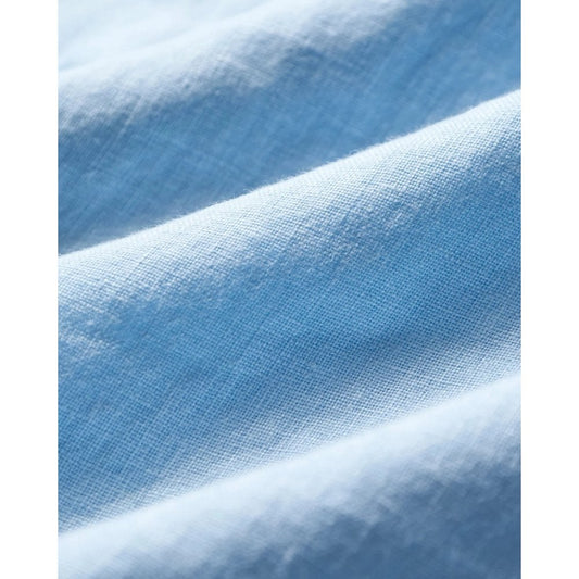 Linen Camp Collar Shirt 25 - Sky