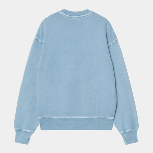W' Nelson Sweatshirt - Clay Blue (Garment Dyed)