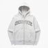 Arch Logo Zip Hoodie - Ash