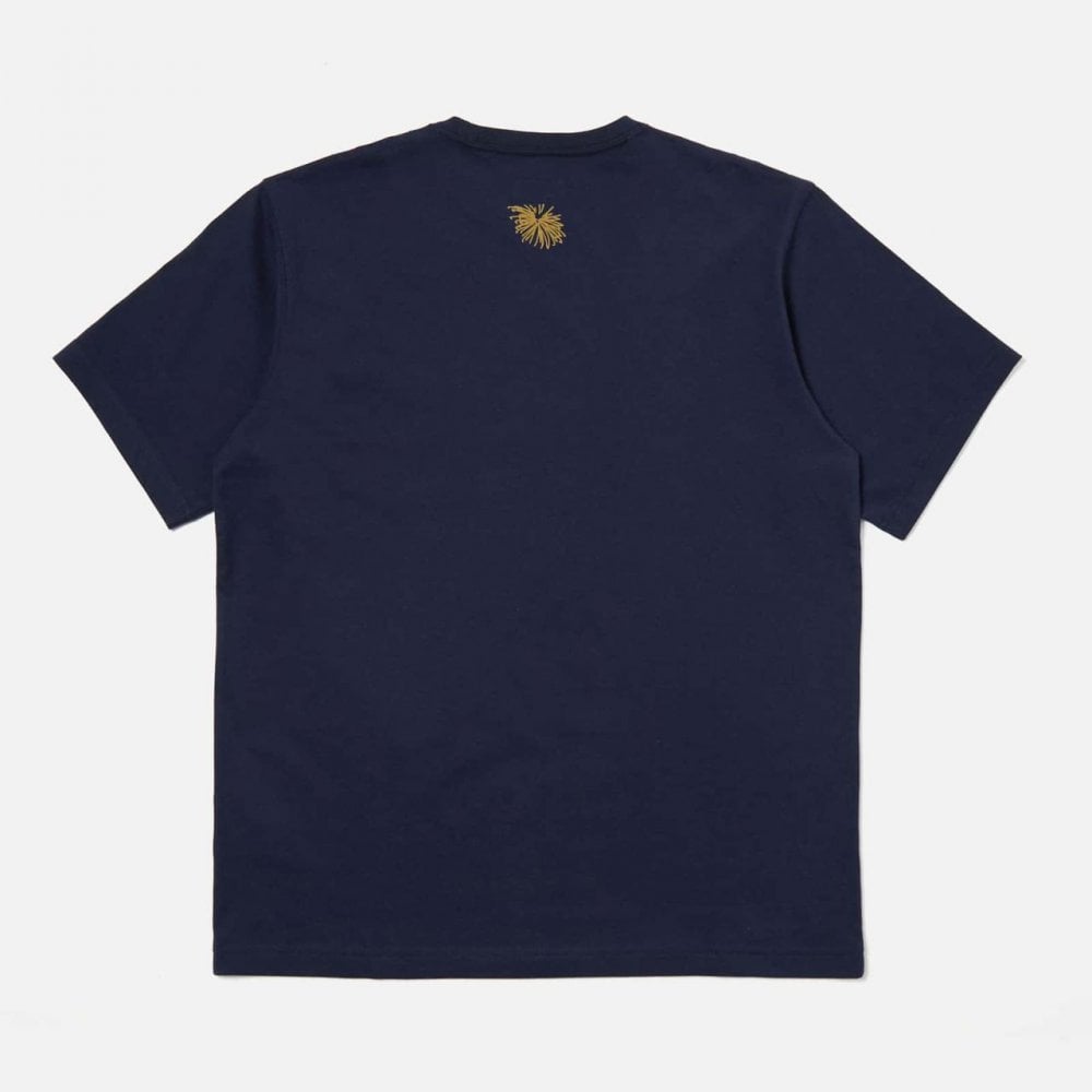 Universal Works X Flower Mountain Dandelion Mountaineering Tee - Navy