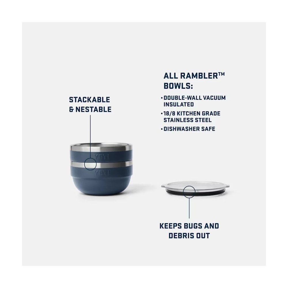Rambler™ Small Insulated Bowl - White