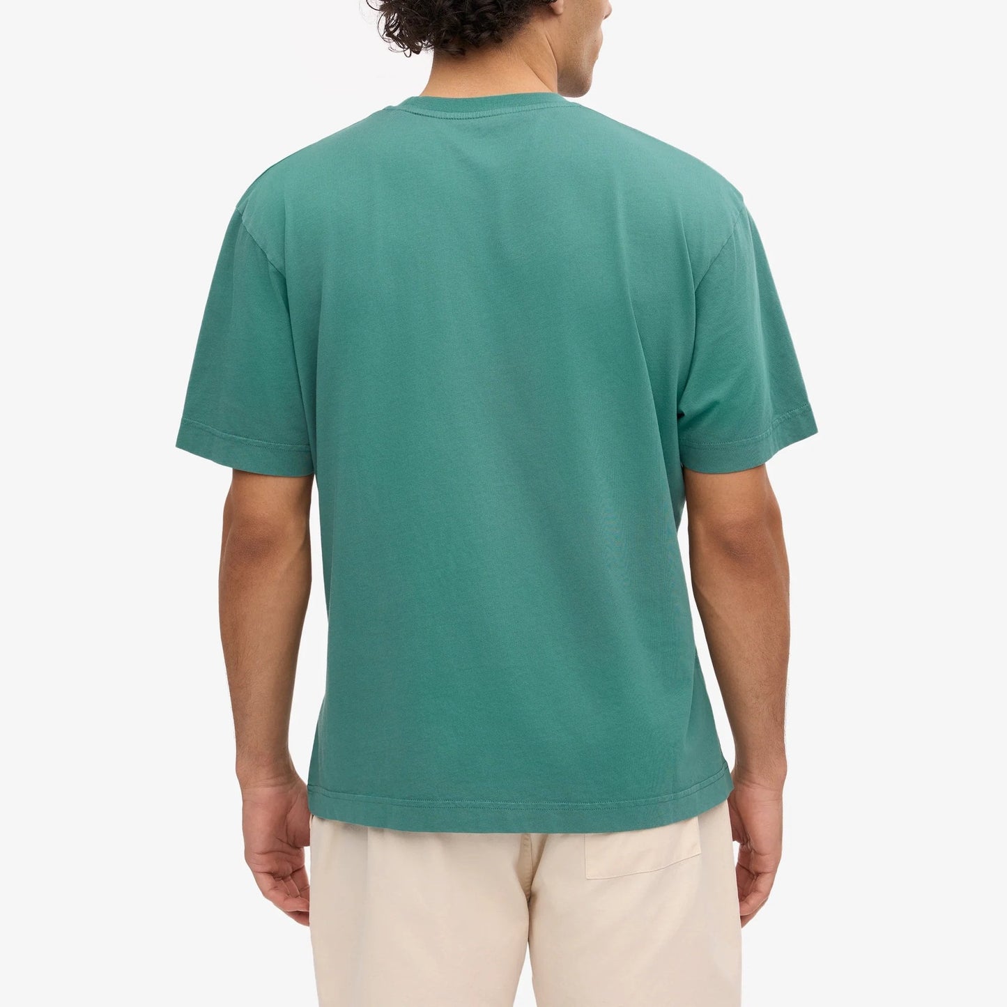 Oversized Organic Tee - Pine Green
