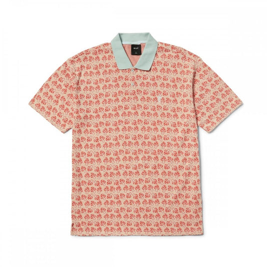 Microdose S/S Knit Polo - Red