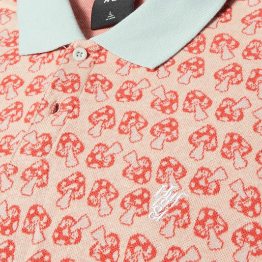 Microdose S/S Knit Polo - Red