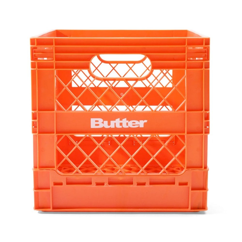 Collapsable Record Crate - Orange