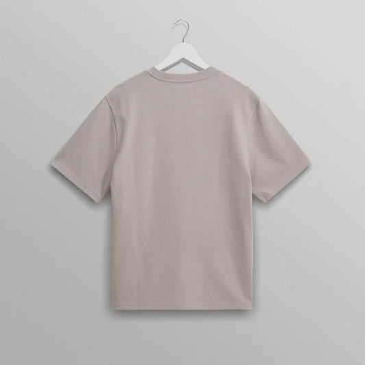 Dean Textured Organic Cotton T-Shirt - Clay