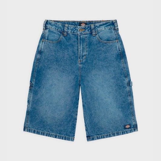 Women's Denim Carpenter Jorts - Rinsed Faded Indigo