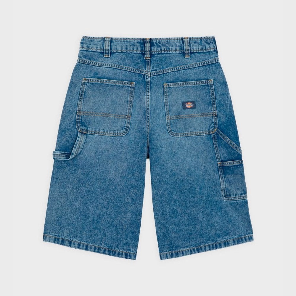 Women's Denim Carpenter Jorts - Rinsed Faded Indigo
