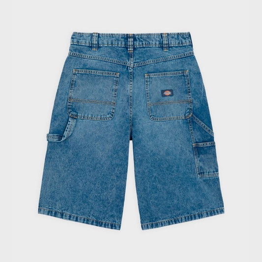 Women's Denim Carpenter Jorts - Rinsed Faded Indigo