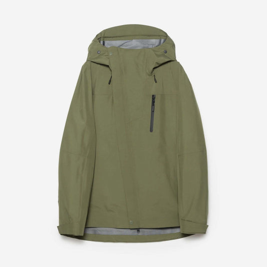 7185 Waterproof 3L Asym Storm Parka - Olive