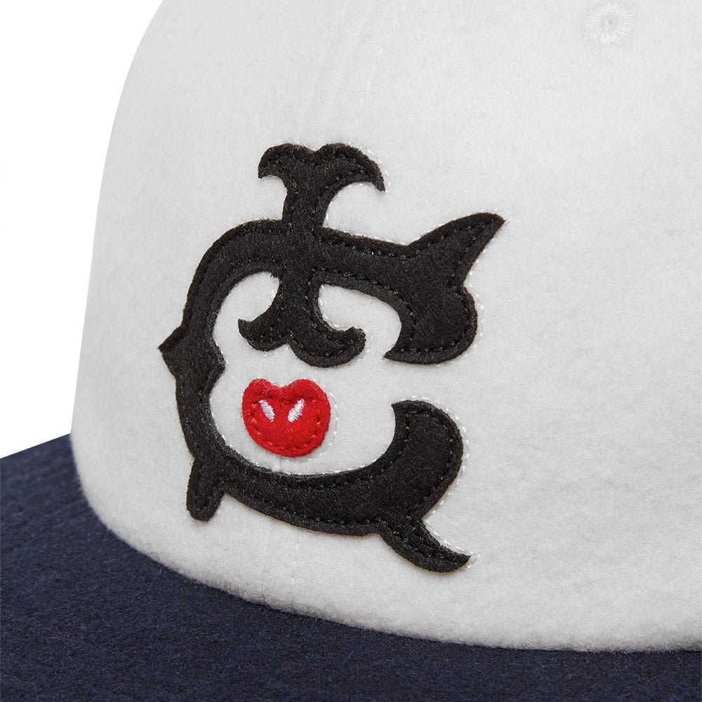 IC 6 Panel Cap - Ecru / Navy