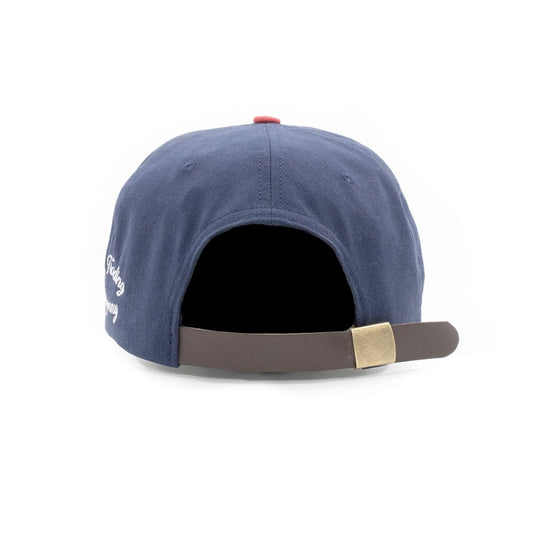 O Sixpanel Hat - Navy / Goji Berry