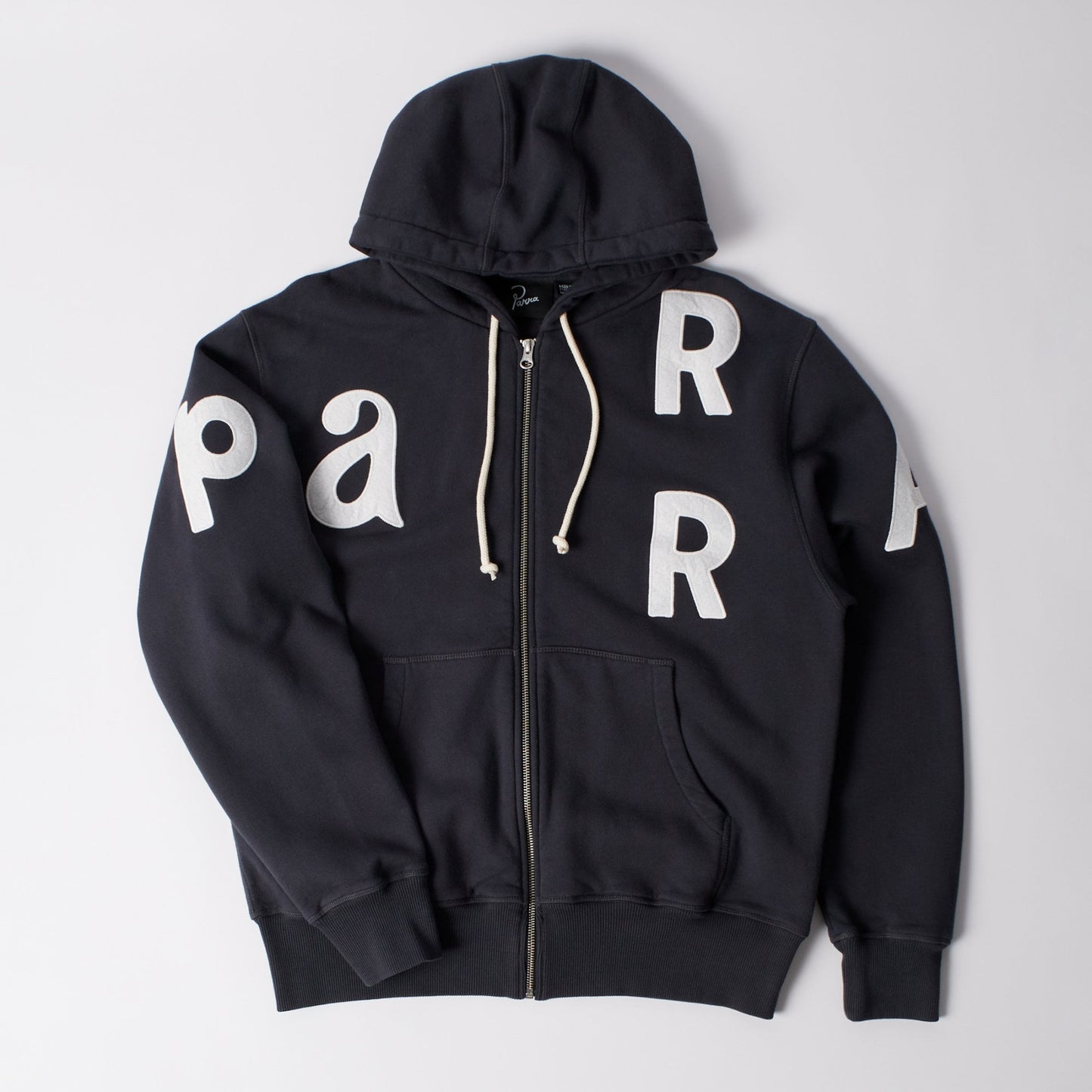 Word Salad Zip Hooded Sweat - Dark Navy