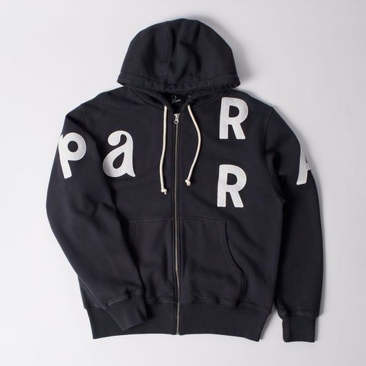 Word Salad Zip Hooded Sweat - Dark Navy