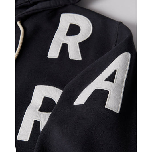 Word Salad Zip Hooded Sweat - Dark Navy