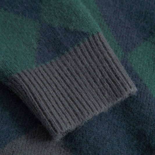 WWJan Pullover Sweater - Green Gables Check