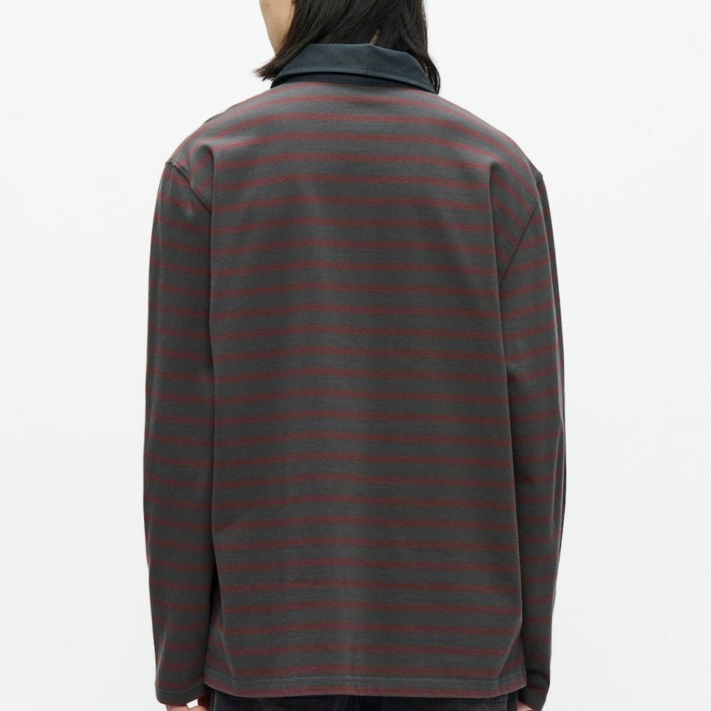 WWLandon Polo Shirt - Black Sand Stripe