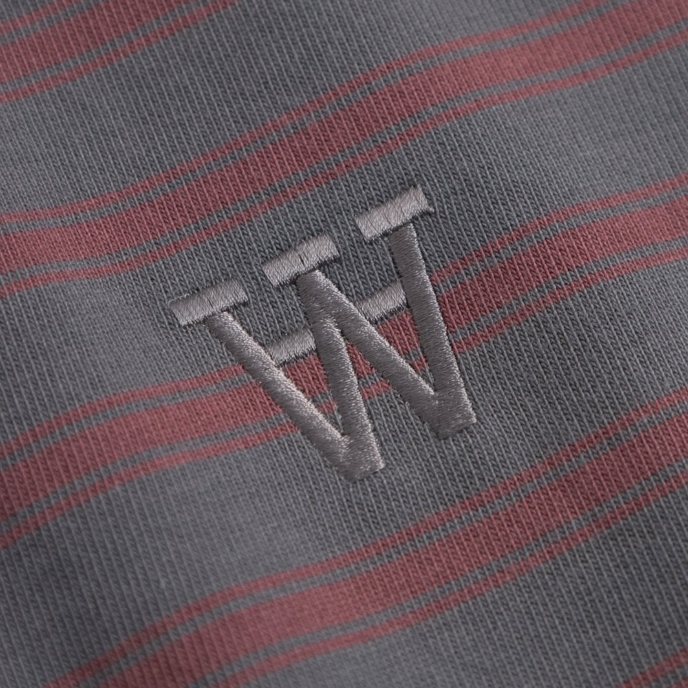 WWLandon Polo Shirt - Black Sand Stripe