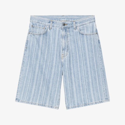 Rylan Short - Rylan Stripe, Blue Stone Bleached