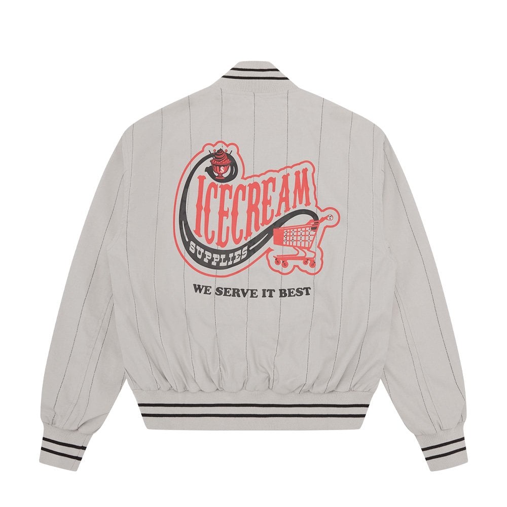 Convenience Store Lightweight Bomber Jacket - Grey