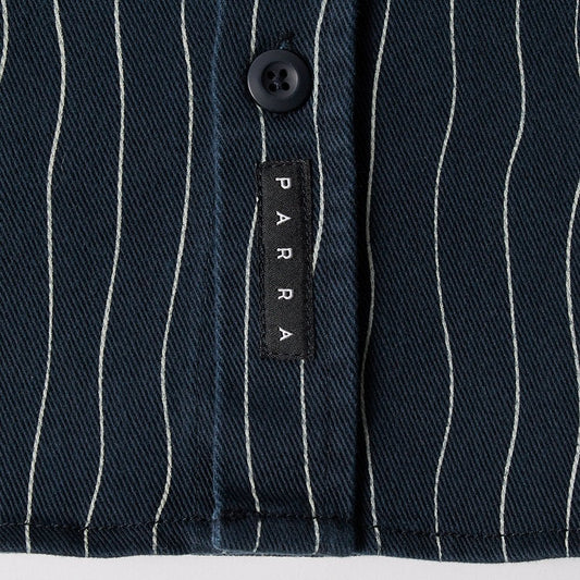 Meandering Lines Shirt - Navy Blue