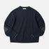 Patch Round Pullover Knit - Navy